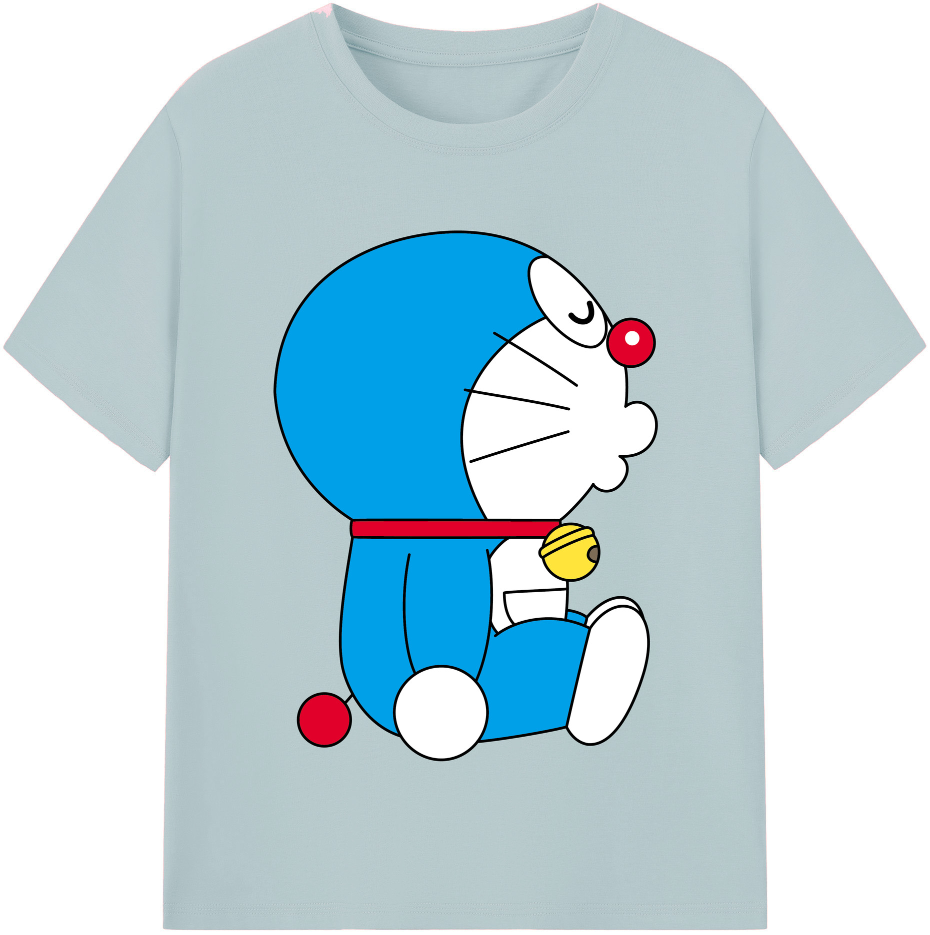 （画像用） ドラえもん Doraemon 綿100％半袖Tシャツ（フロントプリント）